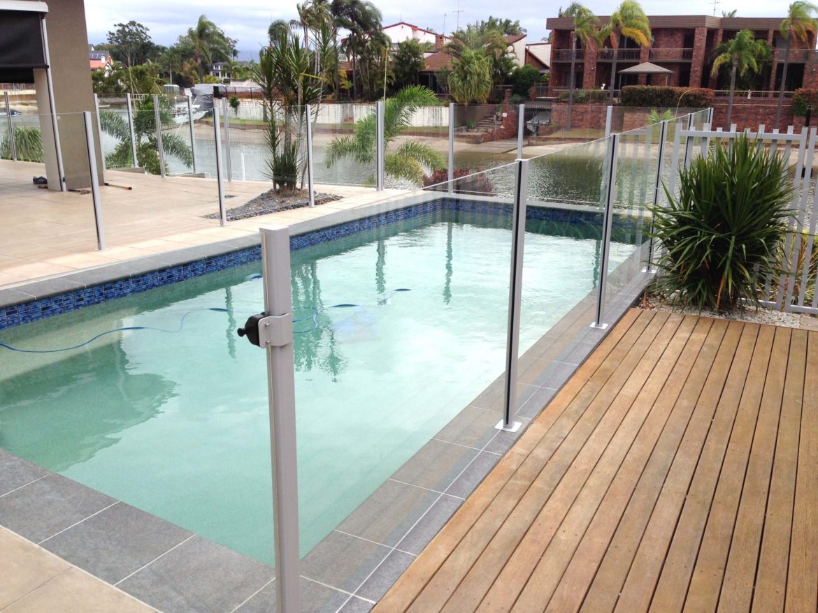 Waterside Pool Fencing - Semi-Frameless Poolside Fencing Design